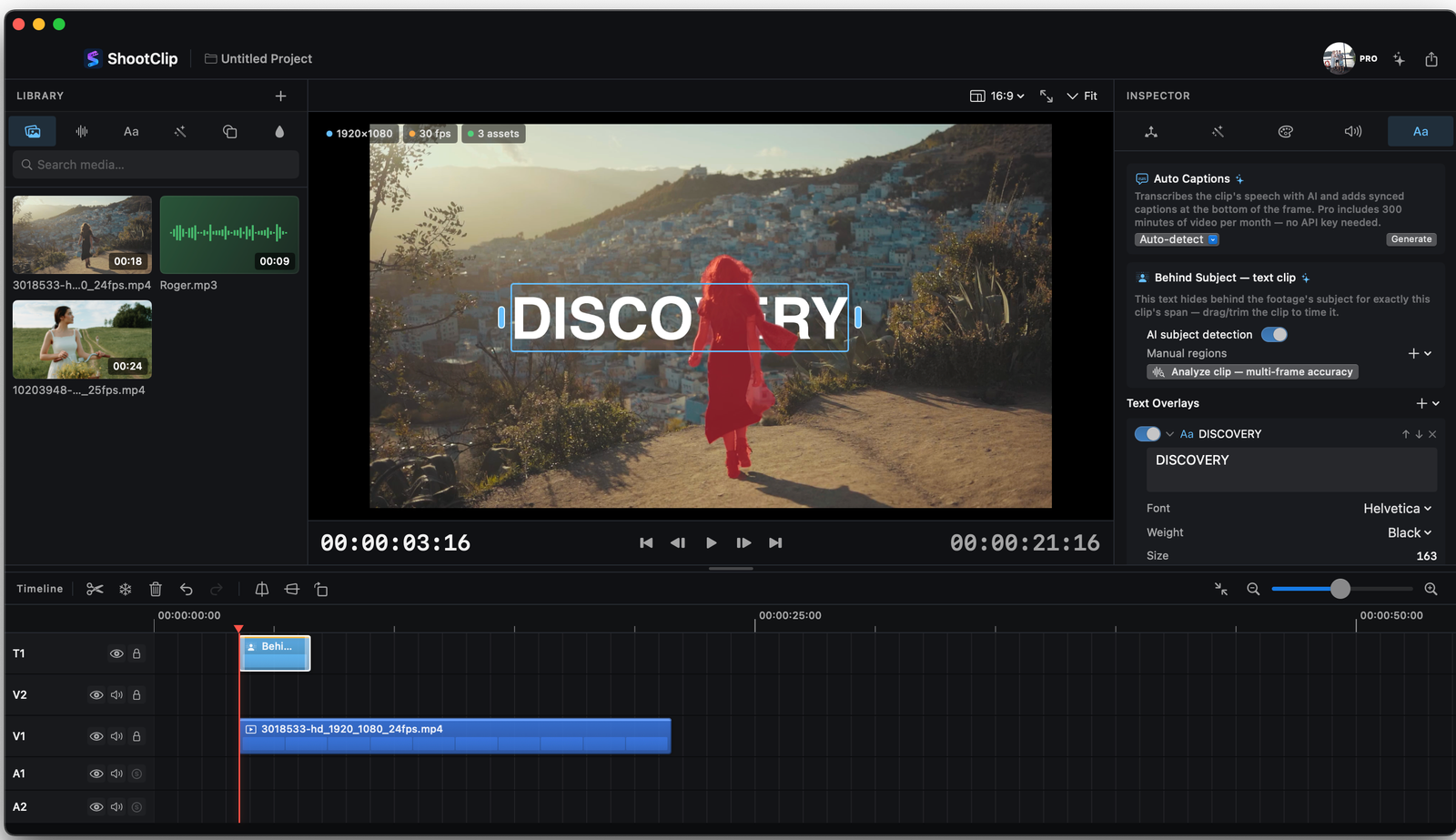 AI layer mask putting text behind the subject